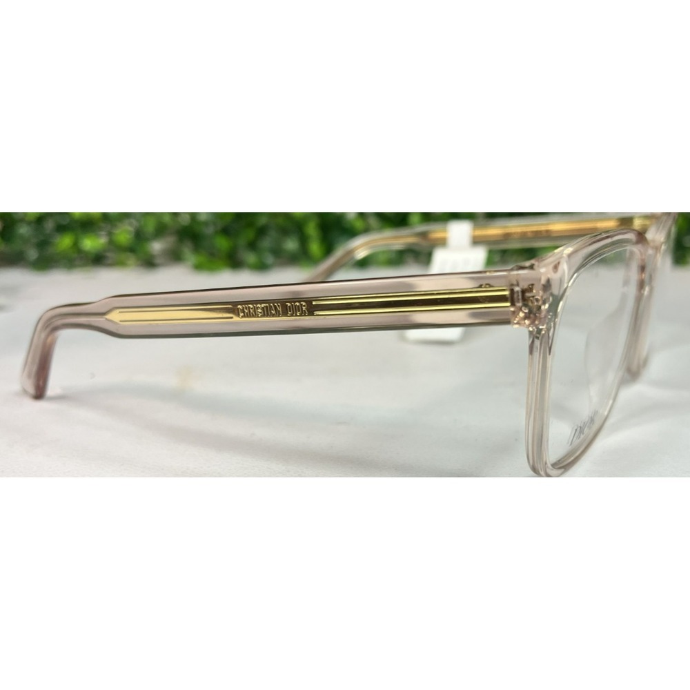 Christian Dior Spirito Square Clear Eyeglasses Frames 53-17- 140 - PREOWNED - Picture 4 of 10